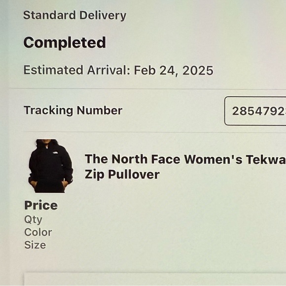 The North Face Black Half-Zip pullover - Picture 9 of 10